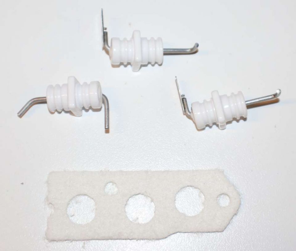 TanklessParts.com: Rinnai 104000192-K Flame Rod Electrode Kit for R75 / 94  / RC80 / 98