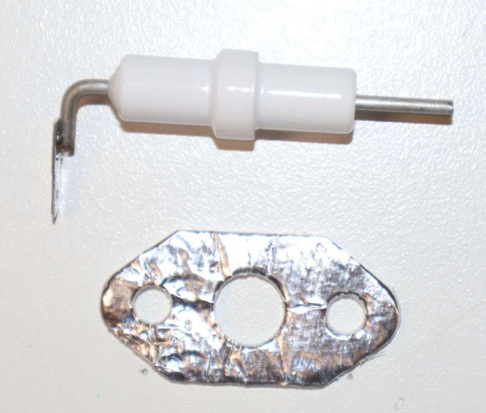 TanklessParts.com: Rinnai 204000012 Flame Rod and Gasket Kit